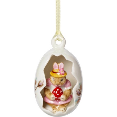 Villeroy & Boch Bunny Tales veľkonočná závesná dekorácia, zajačica Anna vo vajíčku