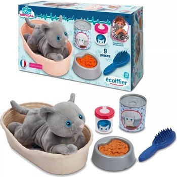 Ecoiffier Ecoiffier: Плюшено коте с легло - 9 части (7600001903)