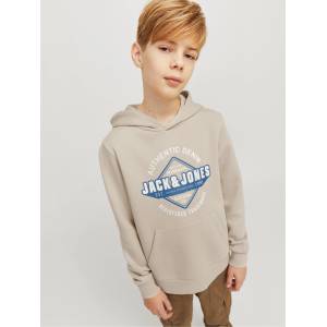 JACK & JONES Суичър Jack and Jones Logo Hoodie - Moonbeam