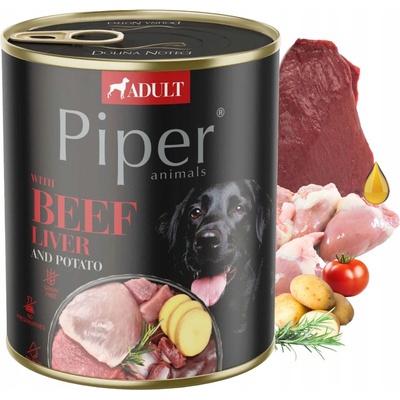 Piper Adult hovädzia pečeň a zemiaky 800 g