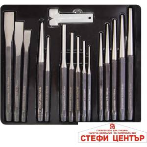 Topmaster Professional Пробои и секачи к-т 15бр +ъгломер cr-v tmp (499921)