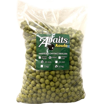 ABAITS Boilies 10kg 20 mm Oliheň