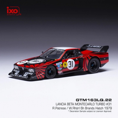 IXO Lancia Beta Montecarlo Turbo 6h Brands Hatch 1979 31 Patrese Röhrl 1:43
