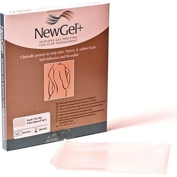 New Gel+ Průhledná silikonová náplast 1 ks