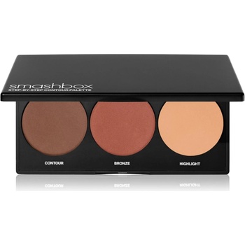 Smashbox Step-By-Step Contour Palette контурираща палитра за лице цвят Deep 8.68 гр