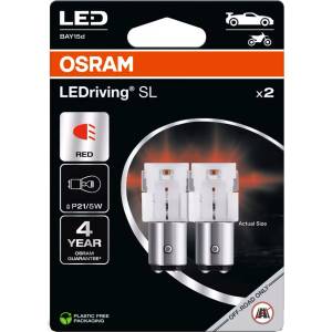 OSRAM LEDriving SL 2BL RED P21/5W 1.4W