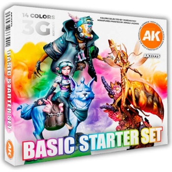 AK-Interactive Basic Starter Set 14 Colors