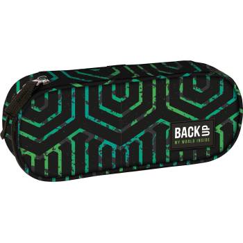 Image 1 of DERFORM Овален ученически несесер Derform BackUp - Antique Green (88270)