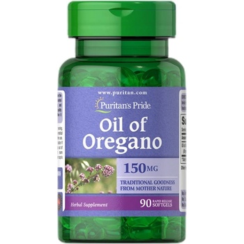 Image 1 of Puritan's Pride Oil Of Oregano 150 mg [90 Гел капсули]