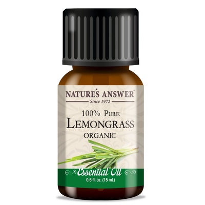 Nature's Answer Essential Oil от лимонена трева, Lemongrass, етерично масло, ОРГАНИЧНО, 15 ml