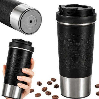 Verk termohrnek s přísavkou proti převržení 500 ml černý