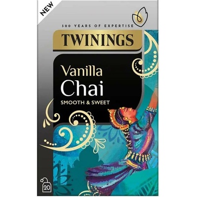 TWININGS černý čaj VANILKOVÝ CHAI 20 sáčků 40 g