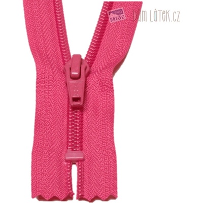 YKK Zips špirálový nedelitelný fuchsiovo ružový 12 cm