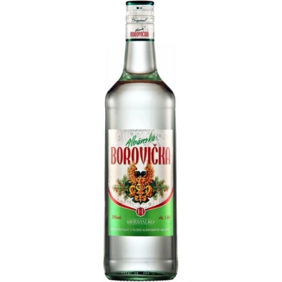 Borovička Albánská 38% 1 l (holá láhev)