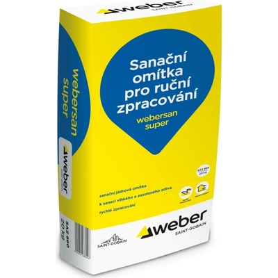 Omítka jádrová weber san super – 20 kg