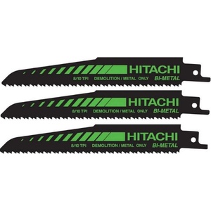HiKOKI (Hitachi) - Комплект метални ножове 8-10 TPI, дължина 150 мм, 3 бр. 752020 (752020)