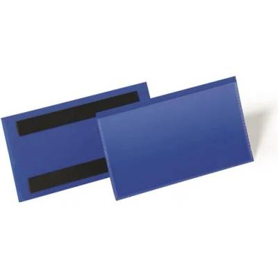 DURABLE Logistické vrecko, 150 x 67 mm, horizontálne, DURABLE, s magnetom, tmavomodrá