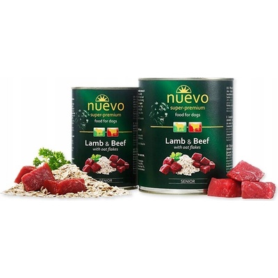 Nuevo dog Senior Lamb & Beef 800 g