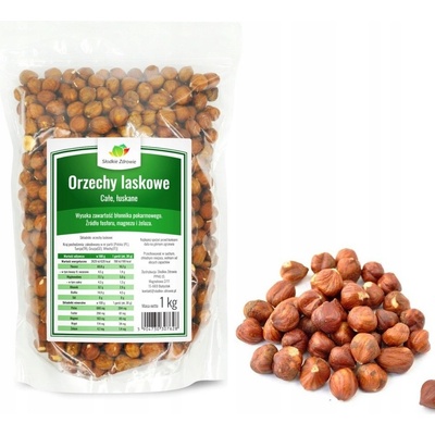 Słodkie Zdrowie Lieskové orechy celé orechy 1000 g