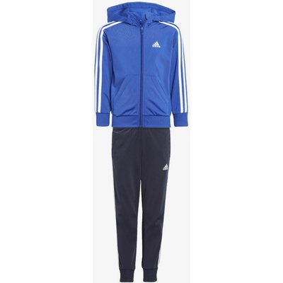 adidas dětská tepláková souprava LK 3S SHINY TS IJ6359 modrý – Zboží Dáma