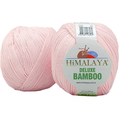 Himalaya příze DeLuxe Bamboo_124-06 pastelově růžová