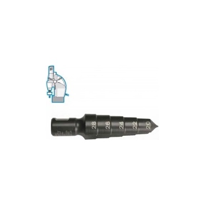 Powerbor Стъпално свредло Ø 20-22-24-26-28 mm (x12 mm), HSS, Weldon 19 (19X20M5)