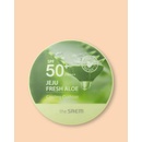 The Saem Jeju Fresh Aloe Cooling Cushion dlouhotrvající make-up v houbičce SPF50+ se zklidňující účinkem Natural Beige 12 g