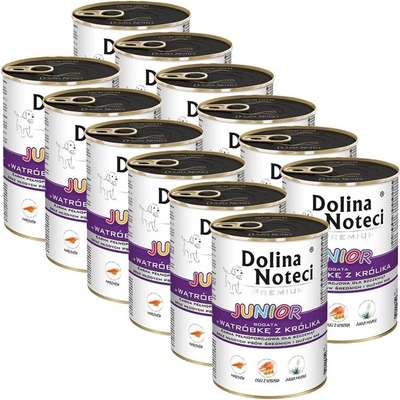Dolina Noteci Premium Junior Dog Rich in Rabbit Liver 12 x 400 g