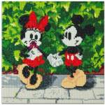 Craft Buddy Арт комплект за диамантено изкуство, Craft Buddy, Мини и Мики, 30 х 30 см, 6 части