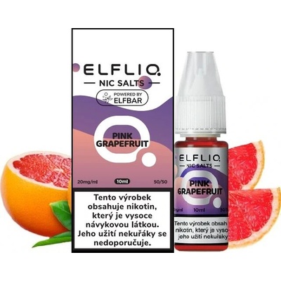 Elf Bar ELFLIQ Nic SALT Pink Grapefruit 10 x 10 ml 20 mg