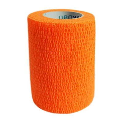 StokMed Stokban elastický samolepiaci obväz 7,5 cmx4,5 m – oranžová