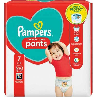 Pampers Active pants 7 25ks