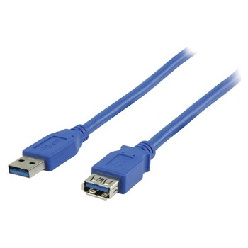 Valueline VLCP61010L10 prodlužovací zástrčka USB 3.0 A - zásuvka USB A prodlužovací, 1m