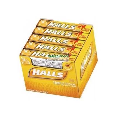 Halls dražé honey lemon 20 x 33,5 g