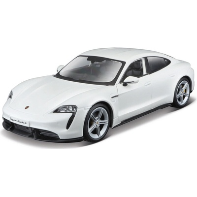 Maisto Porsche Taycan Turbo S bílá 1:44