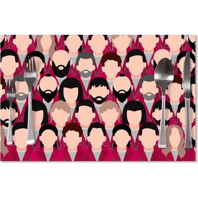 Sablio Prestieranie Money heist Anonymné tváre 40x30cm