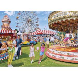 Ravensburger - Puzzle Vintage Fairground Fun - 1 000 piese