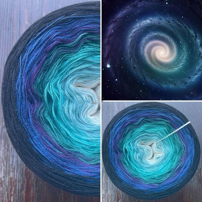 Příze Čarovné klbko (3n) 1000m Galaxy Collection - Galaxy XI