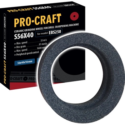 Procraft Brúsny kotúč 56 x 40 mm EBS250 S56X40