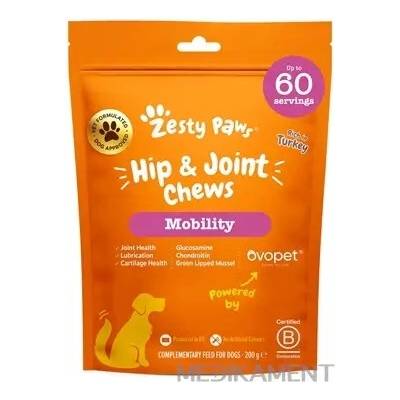 Health & Happiness France Zesty Paws Hip&Joint Chews doplnkové krmivo pre psov 60 ks