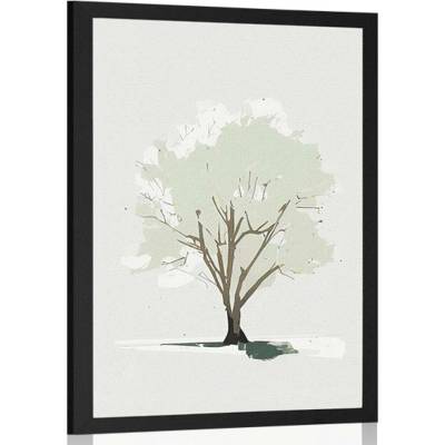 Plakát strom s nádechem minimalismu - 40x60 no frame