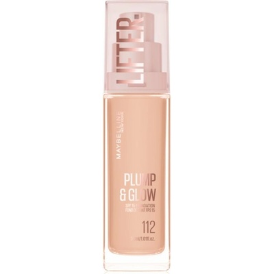 MAYBELLINE NEW YORK Lifter Plump & Glow rozjasňujúci make-up pre prirodzený vzhľad 112 30 ml