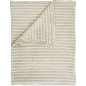 Bianca Зелено памучно одеяло 150x200 cm Cotton Muslin Stripe - Bianca (DS/61884/R/150200/GR)