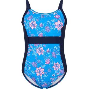 Zoggs Wild Rose Side Panel Womens - Blue