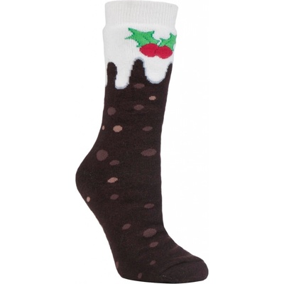 Heat Holders dámske vianočné termo ponožky PUDING