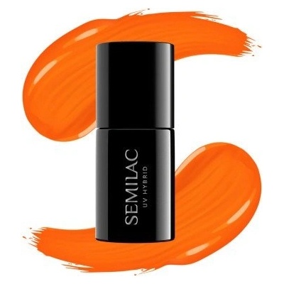 Semilac gél lak 424 Orange Euphoria Oranžová 7 ml