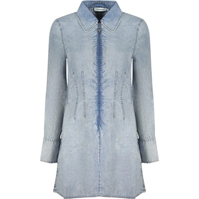 Desigual Къса рокля за жени desigual, Размер s, Цвят Синьо (26swvd03_az5007)
