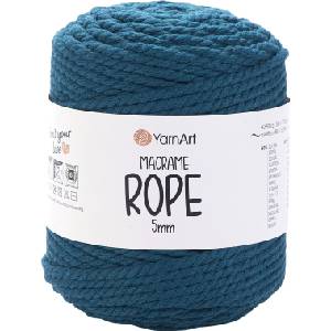 YARNART Macrame Rope 5 mm 85 m 789 Blueish юта (Macrame Rope 5 mm 789)
