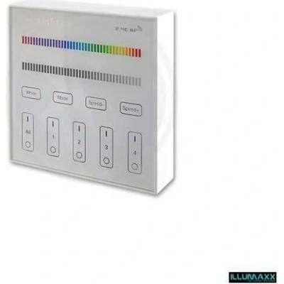 Nástěnný skleněný ovladač stmívač B3, pro RGB nebo RGBW LED pásky