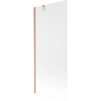 Mexen Next единичен душ параван 80 x 150 cm, матиран, изчеткана мед - 895-080-000-00-30-65 (895-080-000-00-30-65)